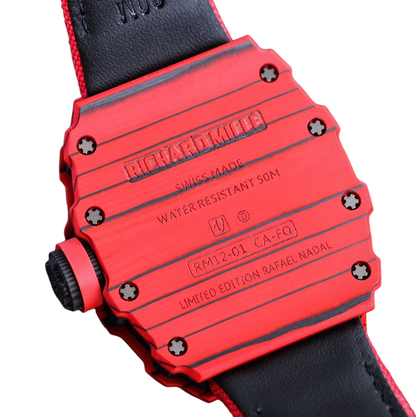 Richard Mille RM 12-01 Tourbillon Rafael Nadal Limited Edition Red Carbon