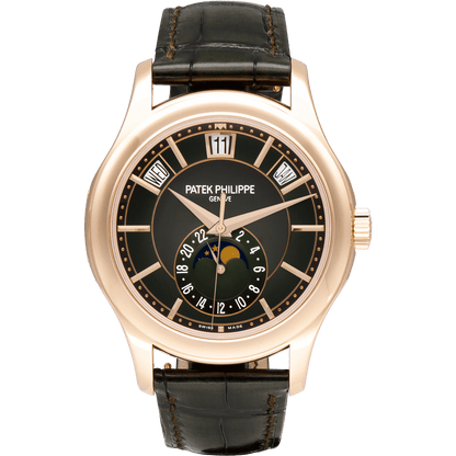 Patek Philippe Complications Annual Calendar Moon Phases 5205R-011