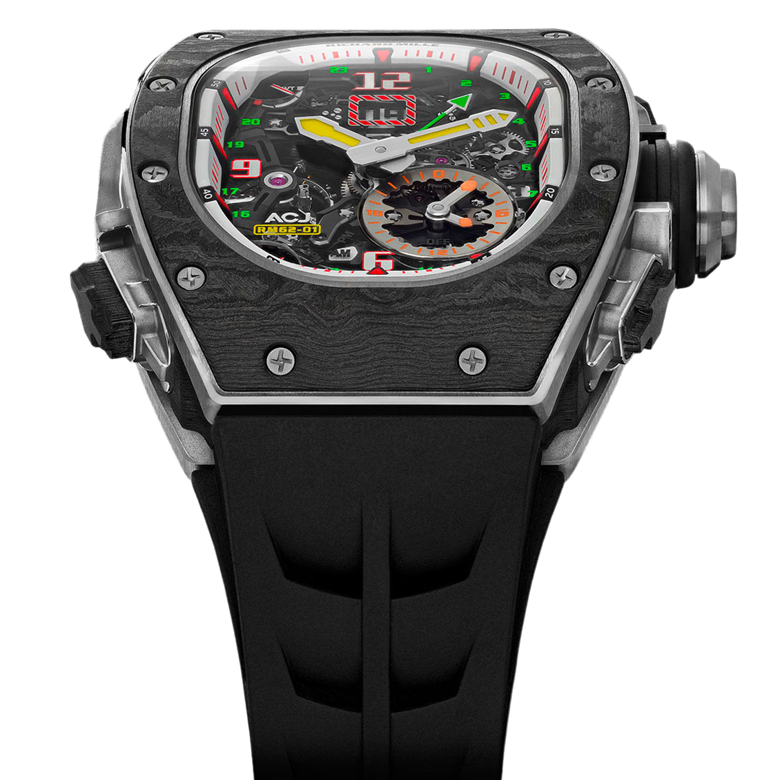 Richard Mille RM 62-01 Manual Winding Tourbillon Vibrating Alarm  "Airbus Corporate Jets" Limited Edition