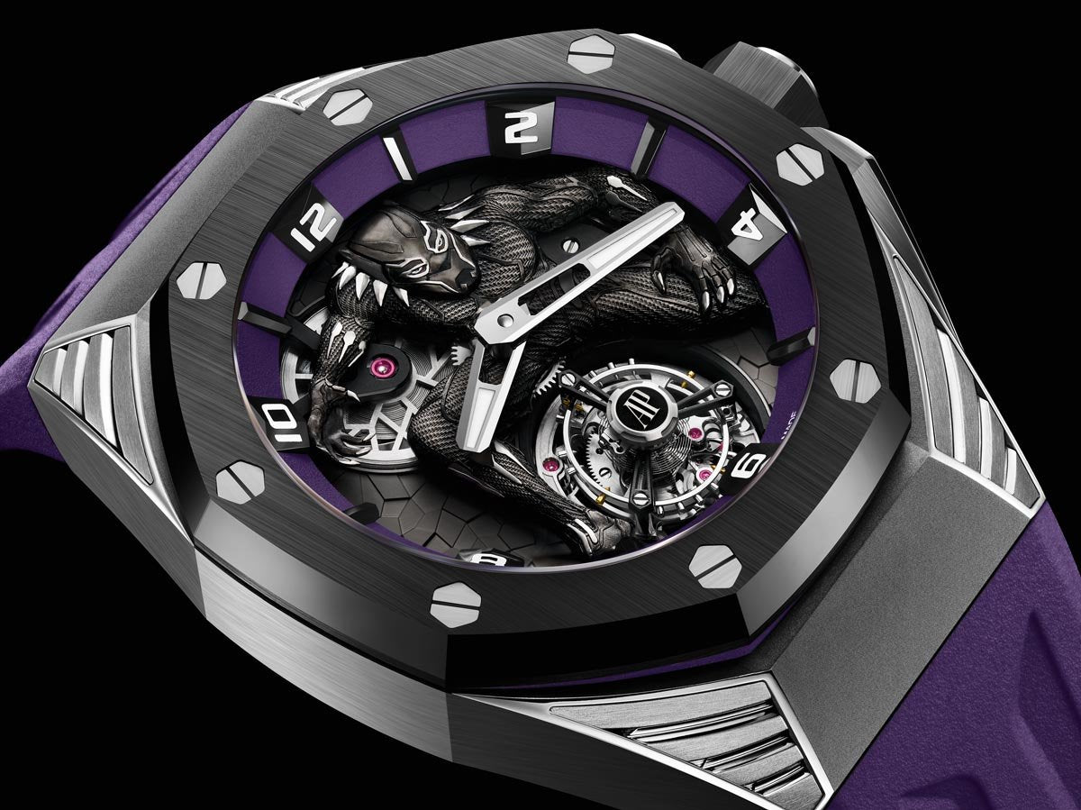 Audemars Piguet Royal Oak Concept "Black Panther" Flying Tourbillon Limited Edition 26620IO.OO.D077CA.01