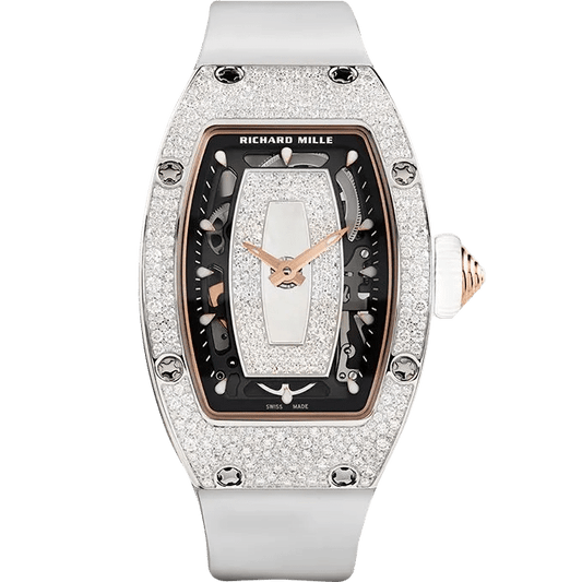 Richard Mille RM 07-01 Automatic Winding White Gold Mother of Pearl