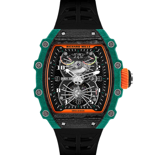 Richard Mille RM 21-02 Manual Winding Tourbillon Aerodyne Limited Edition Green Carbon