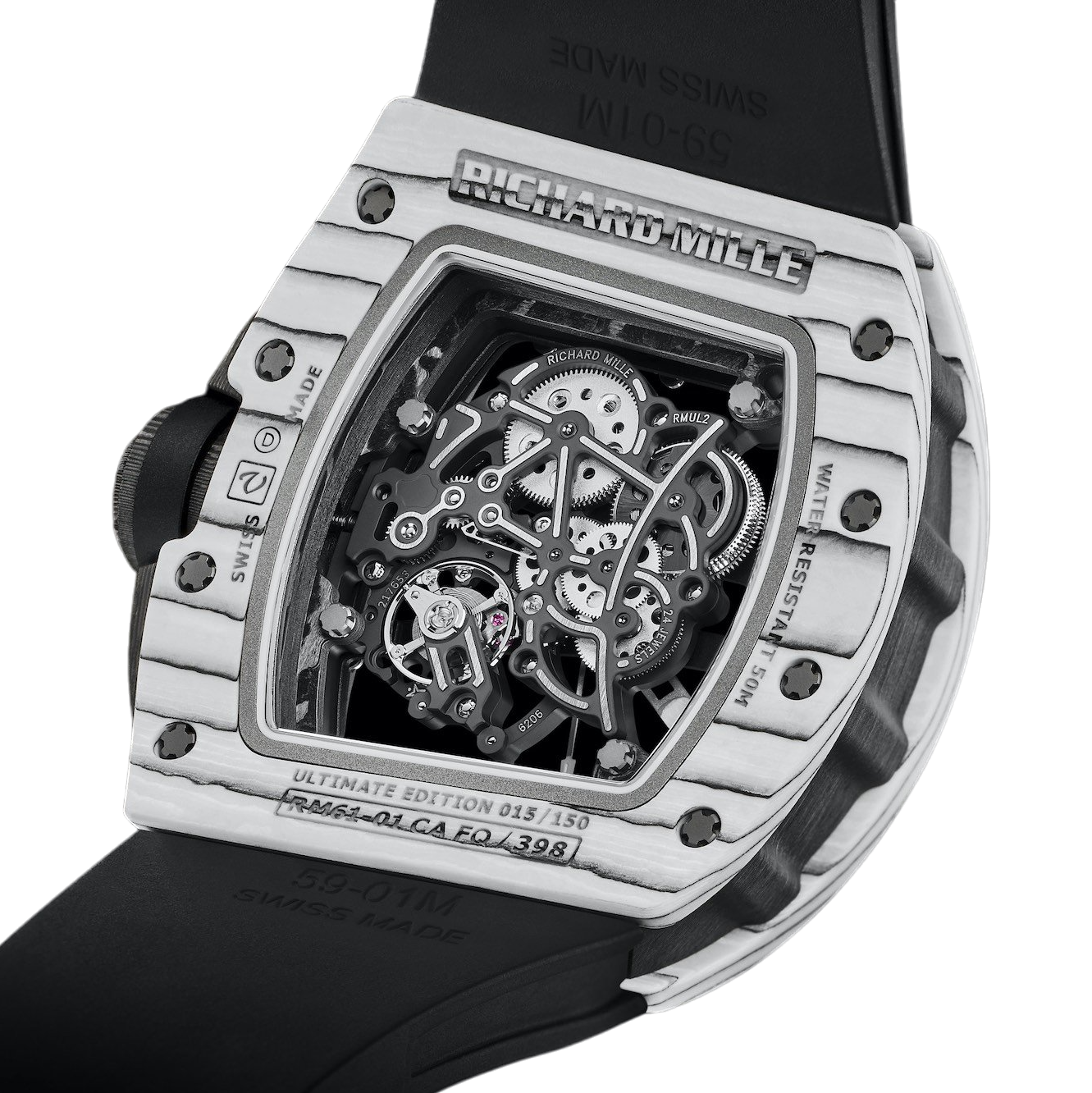 Richard Mille RM 61-01 Yohan Blake White Carbon Ultimate Edition