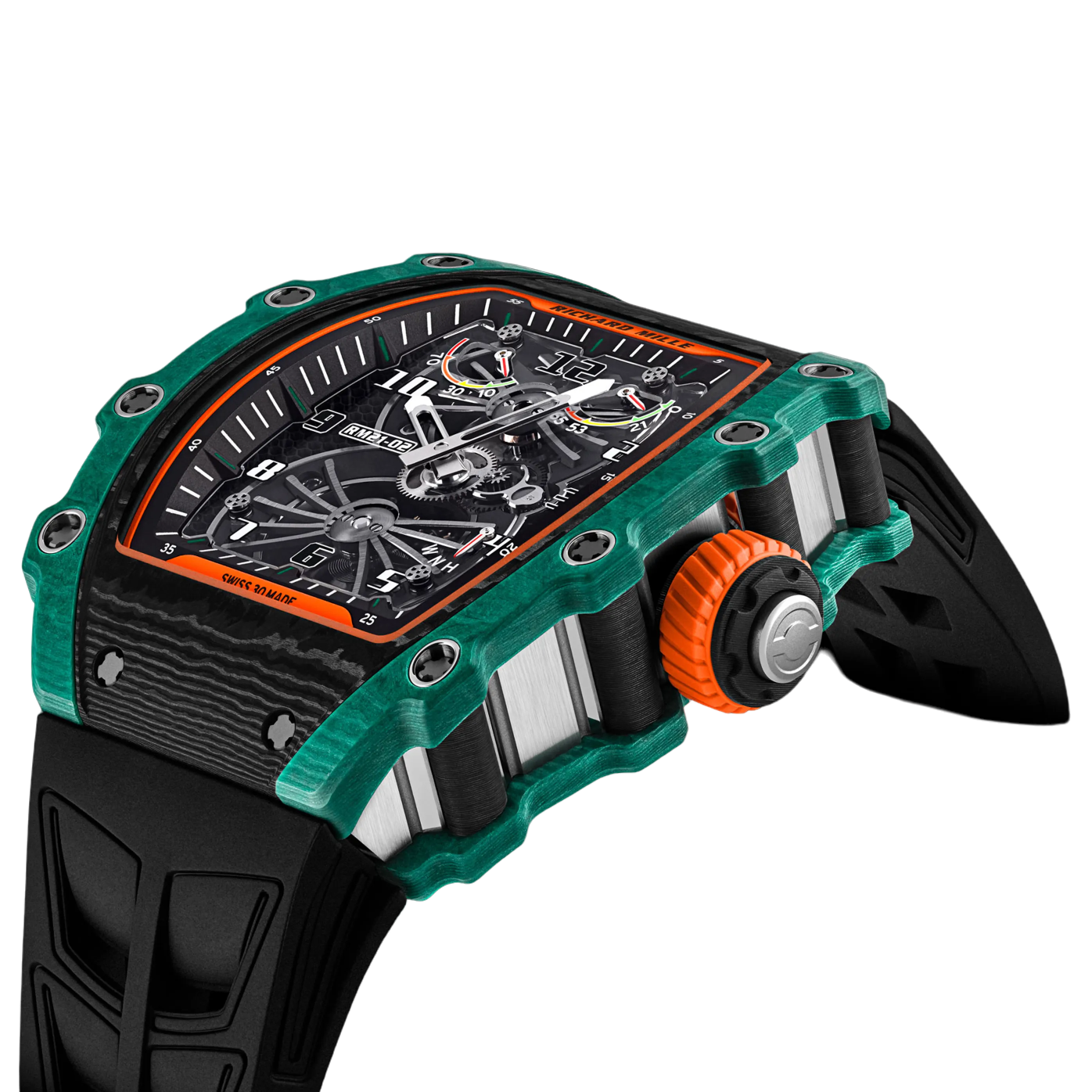 Richard Mille RM 21-02 Manual Winding Tourbillon Aerodyne Limited Edition Green Carbon