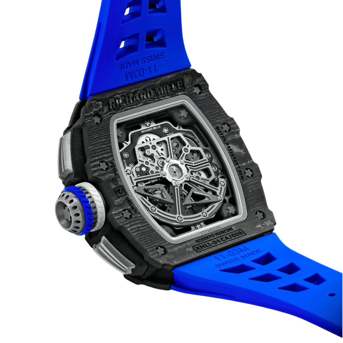 Richard Mille RM 72-01 White Gold Diamond Set Automatic Winding Lifestyle Flyback Chronograph