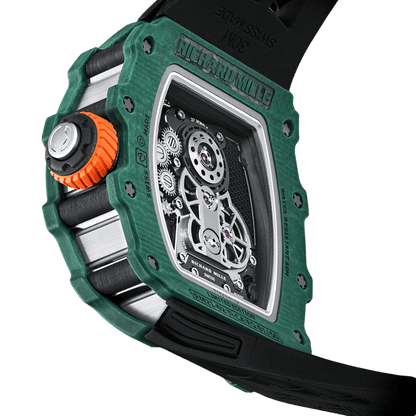 Richard Mille RM 21-02 Manual Winding Tourbillon Aerodyne Limited Edition Green Carbon