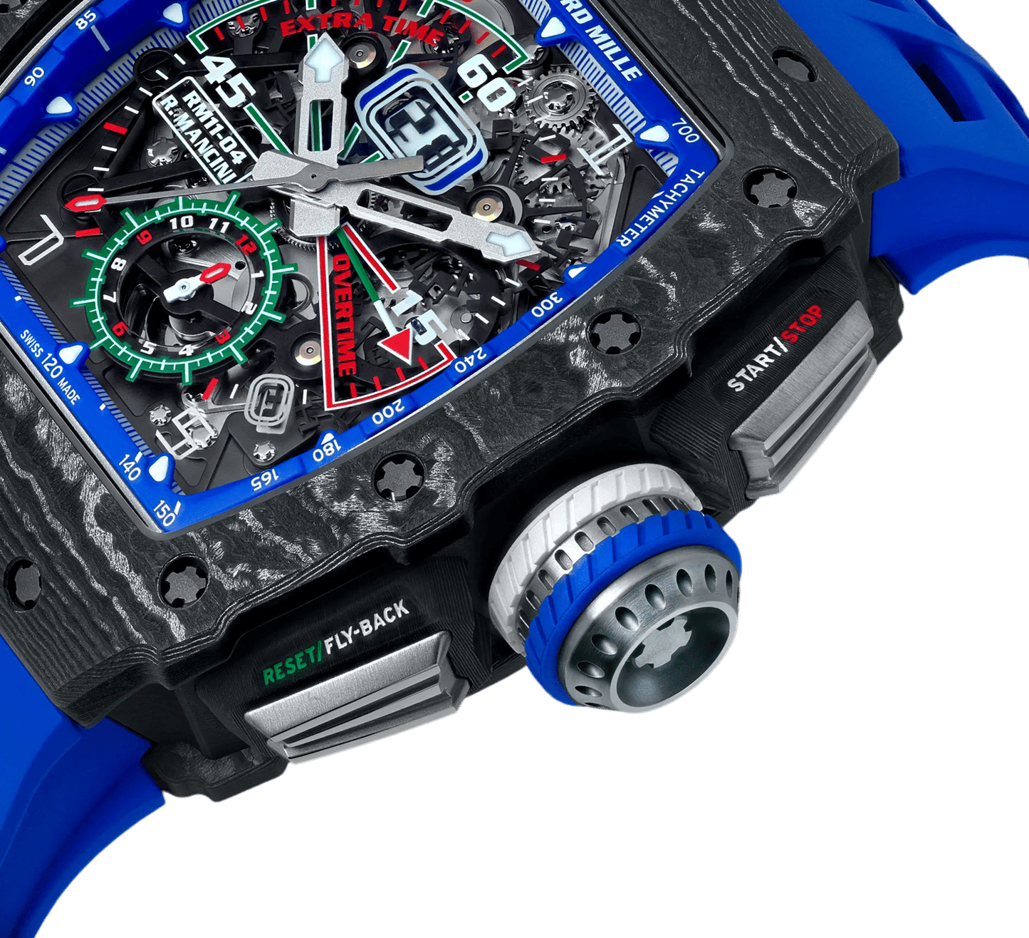 Richard Mille RM 72-01 White Gold Diamond Set Automatic Winding Lifestyle Flyback Chronograph