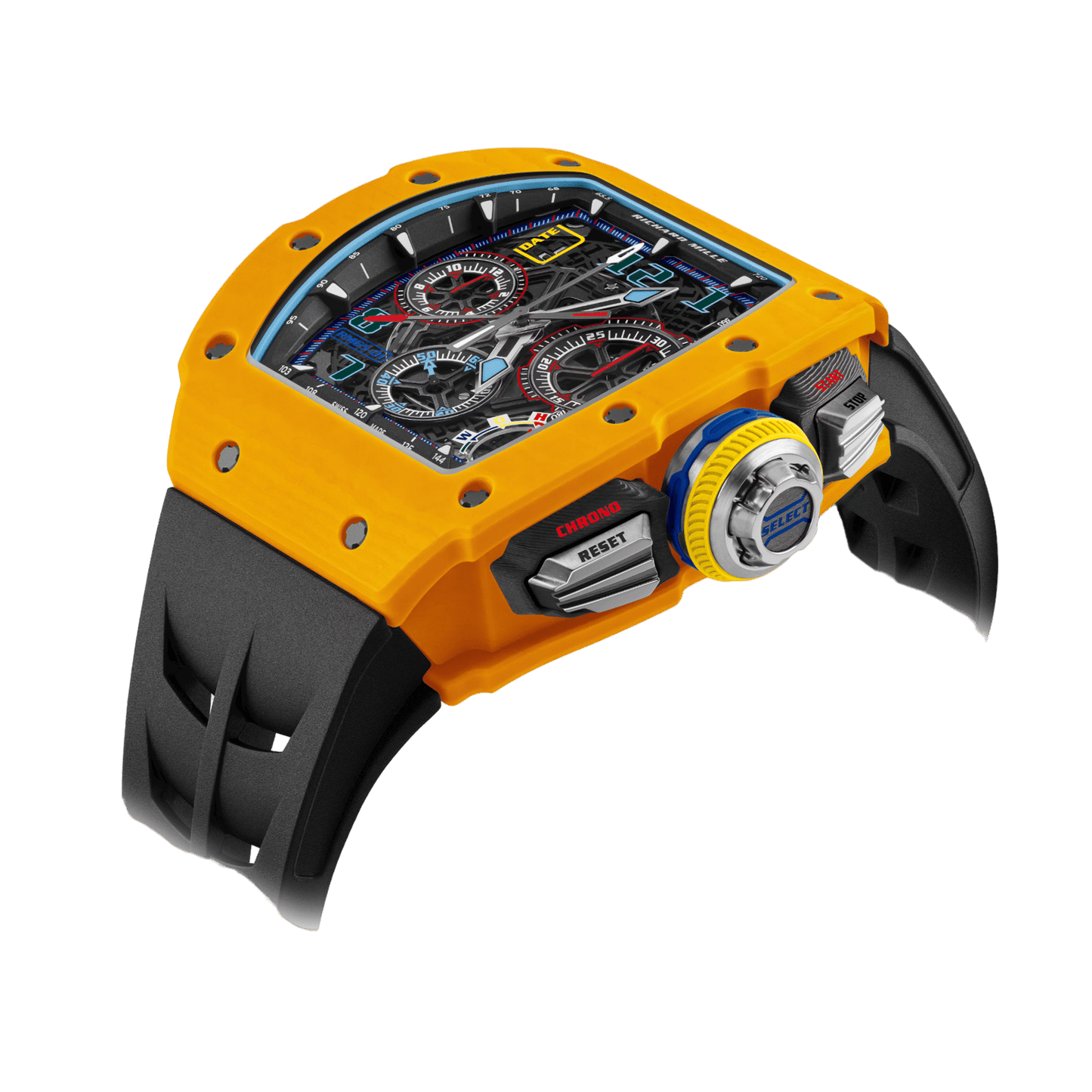 Richard Mille RM 65-01 Yellow Quartz TPT Automatic Split Seconds Chronograph