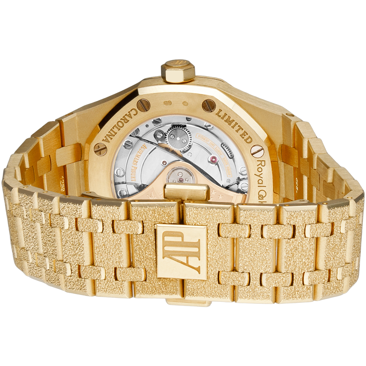 Audemars Piguet Royal Oak Selfwinding Frosted Gold "Carolina Bucci" Limited Edition 15454BA.GG.1259BA.02