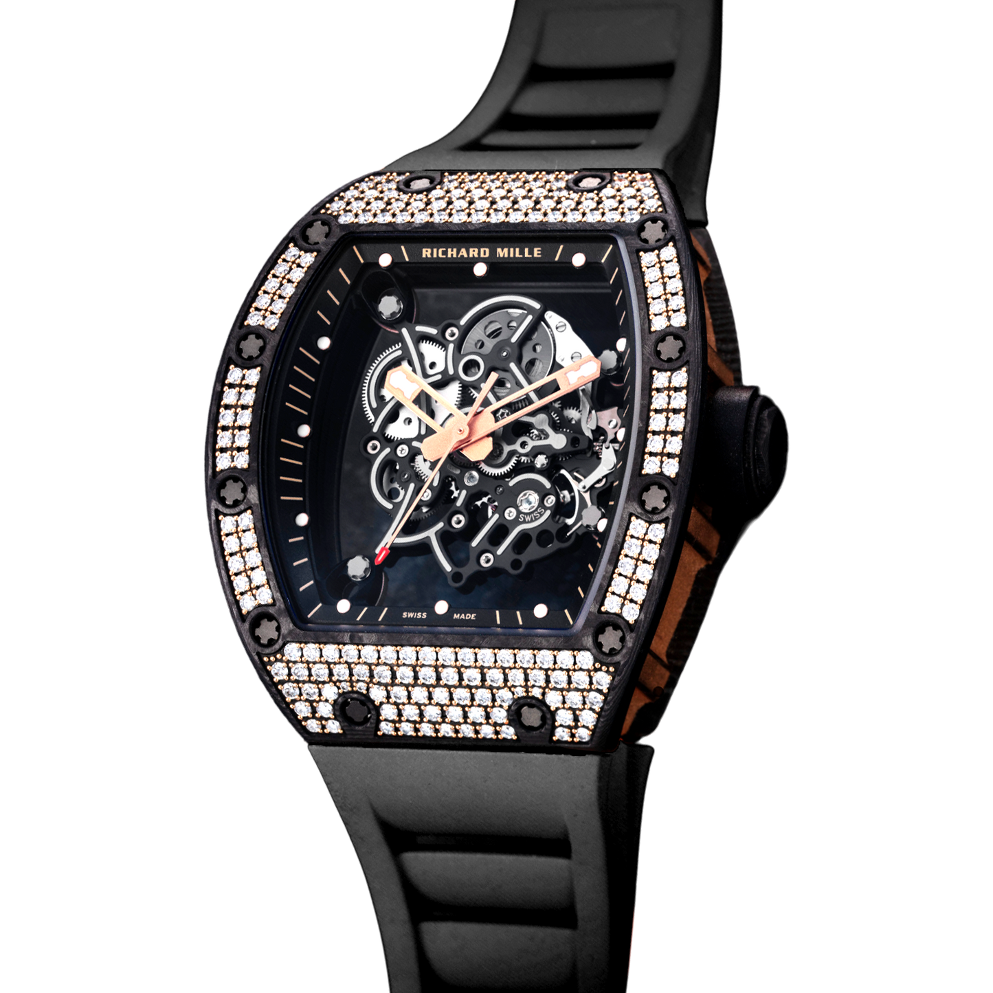 Richard Mille RM 055 Bubba Watson Rose Gold Diamonds