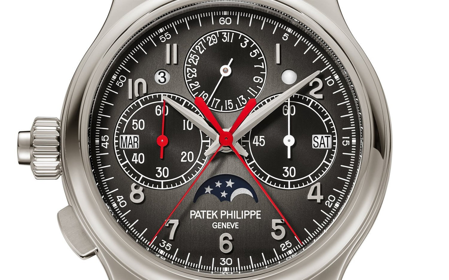 Patek Philippe Grand Complications Spit-Seconds Monopusher Chronograph Perpetual Calendar 5373P-001