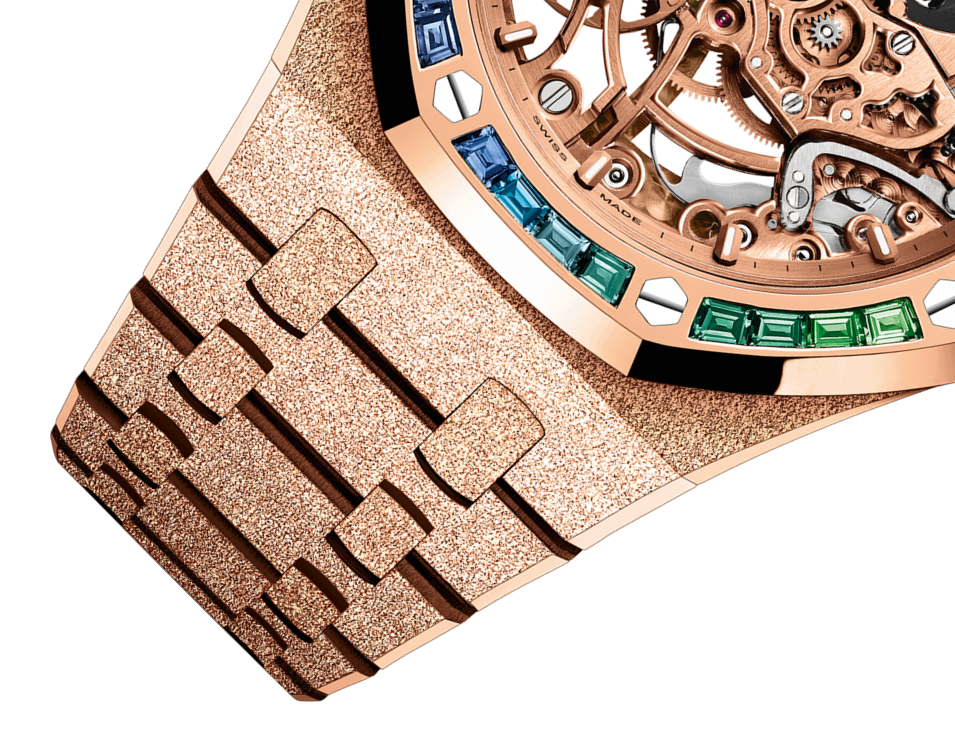 Audemars Piguet Royal Oak Frosted Gold Double Balance Wheel Openworked 15468OR.YG.1259OR.01-B