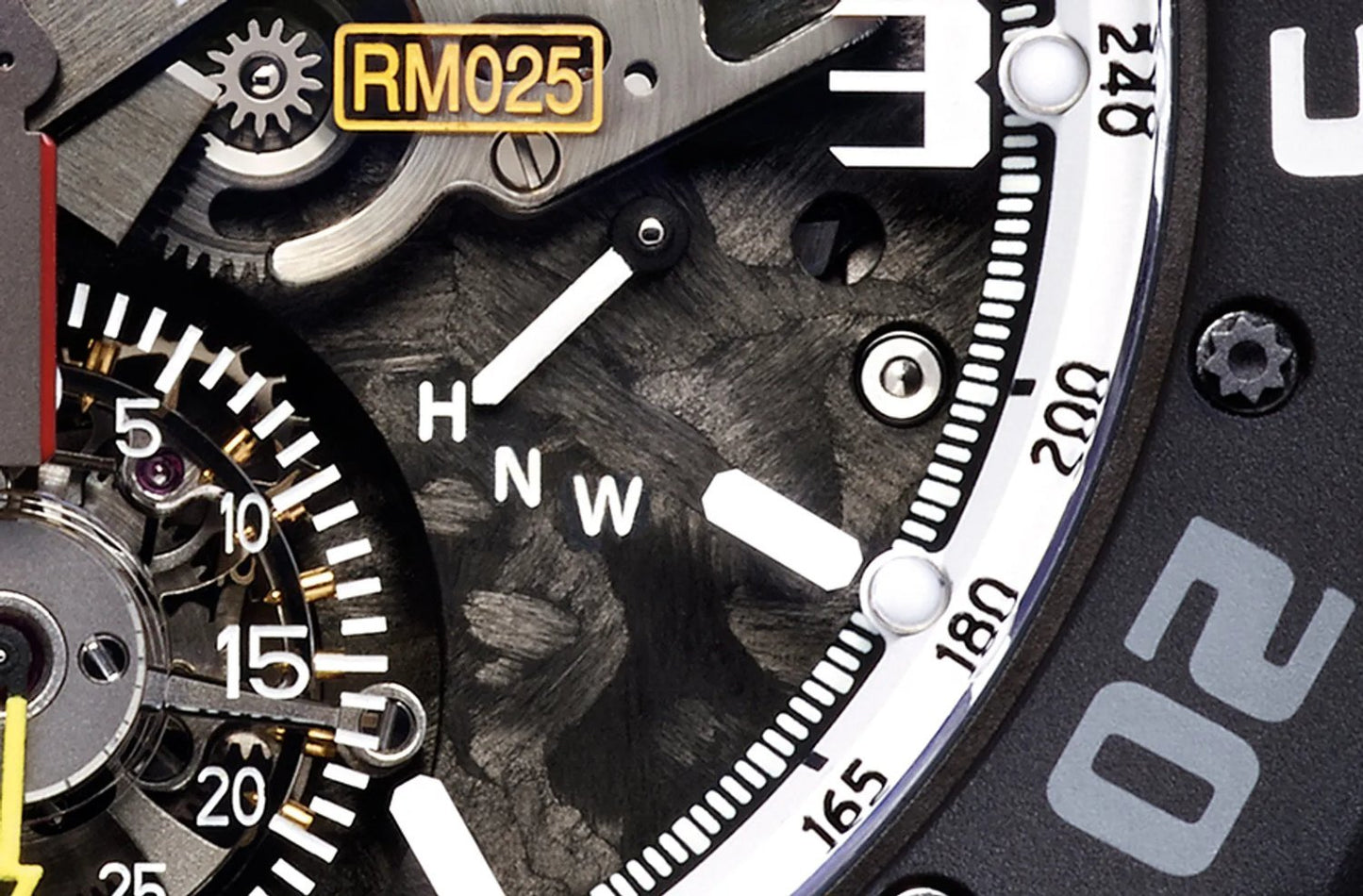 Richard Mille RM 025 AJ Ti Manual Winding Tourbillon Chronograph 50mm
