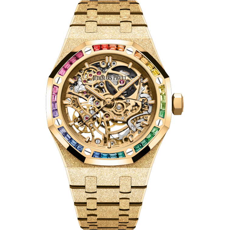 Audemars Piguet Royal Oak Frosted Gold Double Balance Wheel Openworked 15468BA.YG.1259BA.01-B