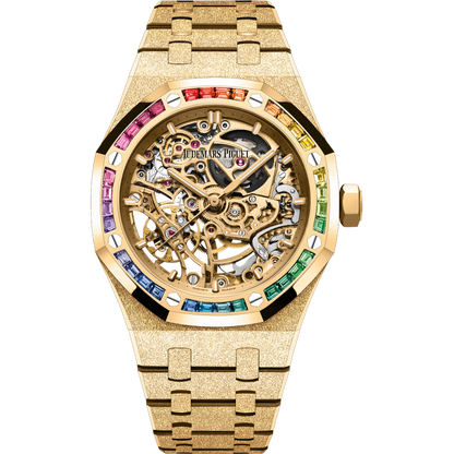 Audemars Piguet Royal Oak Frosted Gold Double Balance Wheel Openworked 15468BA.YG.1259BA.01-B