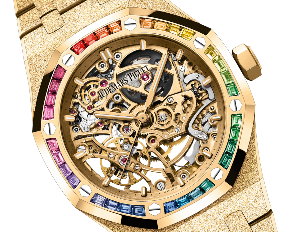 Audemars Piguet Royal Oak Frosted Gold Double Balance Wheel Openworked 15468BA.YG.1259BA.01-B