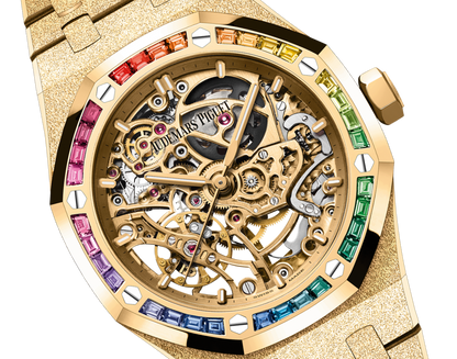 Audemars Piguet Royal Oak Frosted Gold Double Balance Wheel Openworked 15468BA.YG.1259BA.01-B