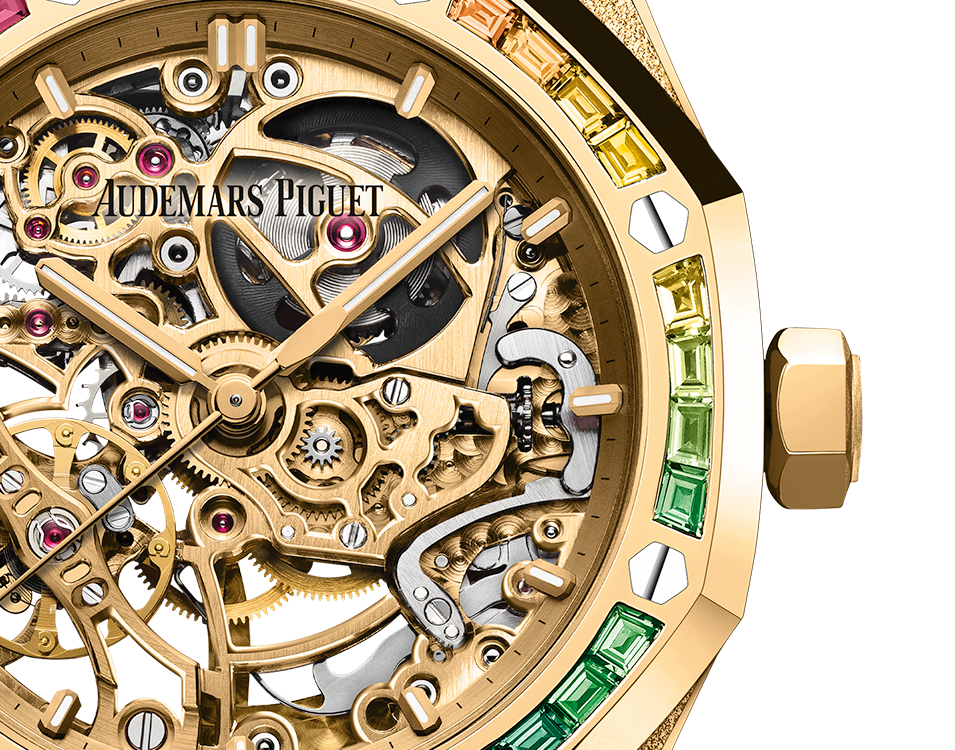 Audemars Piguet Royal Oak Frosted Gold Double Balance Wheel Openworked 15468BA.YG.1259BA.01-B