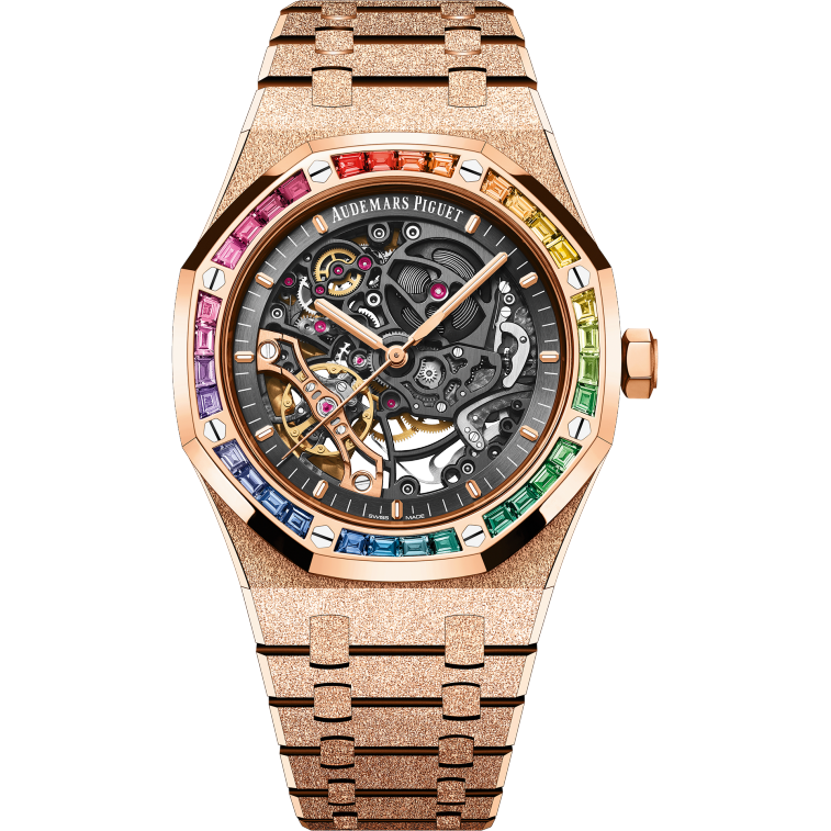 Audemars Piguet Royal Oak Frosted Gold Double Balance Wheel Openworked 15412OR.YG.1224OR.01-B