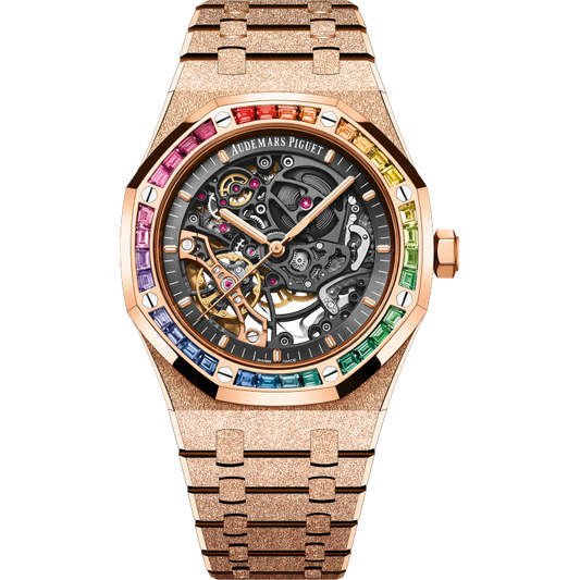 Audemars Piguet Royal Oak Frosted Gold Double Balance Wheel Openworked 15412OR.YG.1224OR.01-B