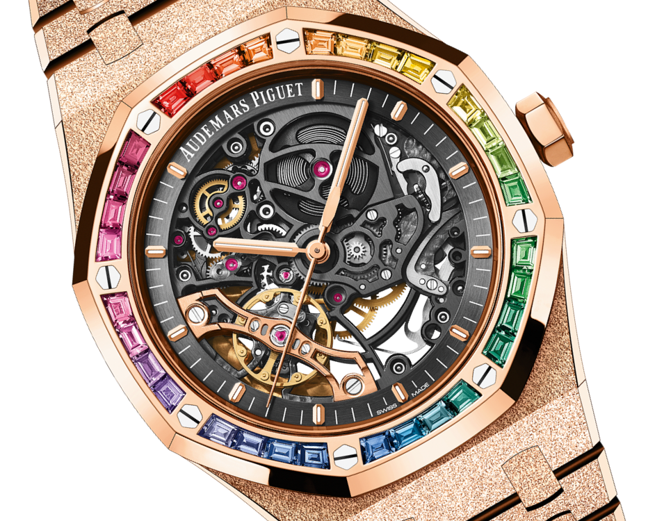 Audemars Piguet Royal Oak Frosted Gold Double Balance Wheel Openworked 15412OR.YG.1224OR.01-B