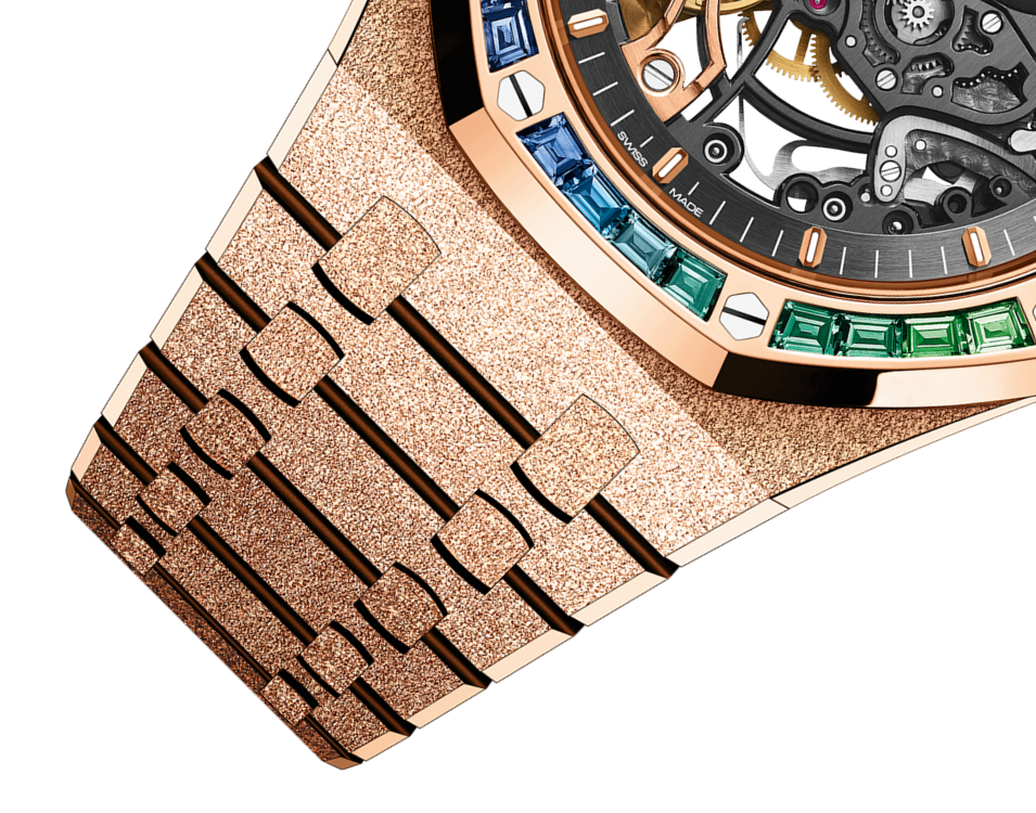 Audemars Piguet Royal Oak Frosted Gold Double Balance Wheel Openworked 15412OR.YG.1224OR.01-B