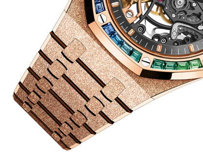 Audemars Piguet Royal Oak Frosted Gold Double Balance Wheel Openworked 15412OR.YG.1224OR.01-B