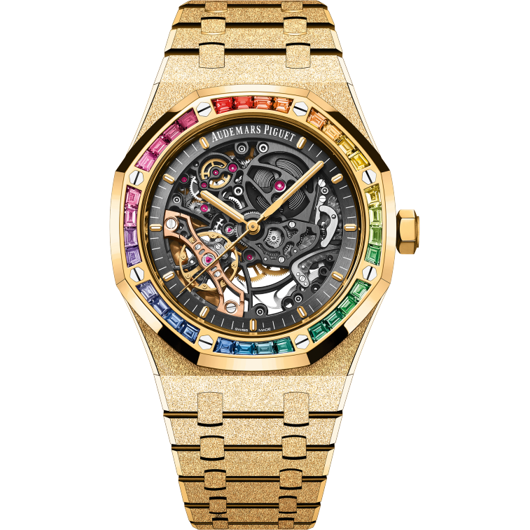 Audemars Piguet Royal Oak Frosted Gold Double Balance Wheel Openworked 15412BA.YG.1224BA.01-B