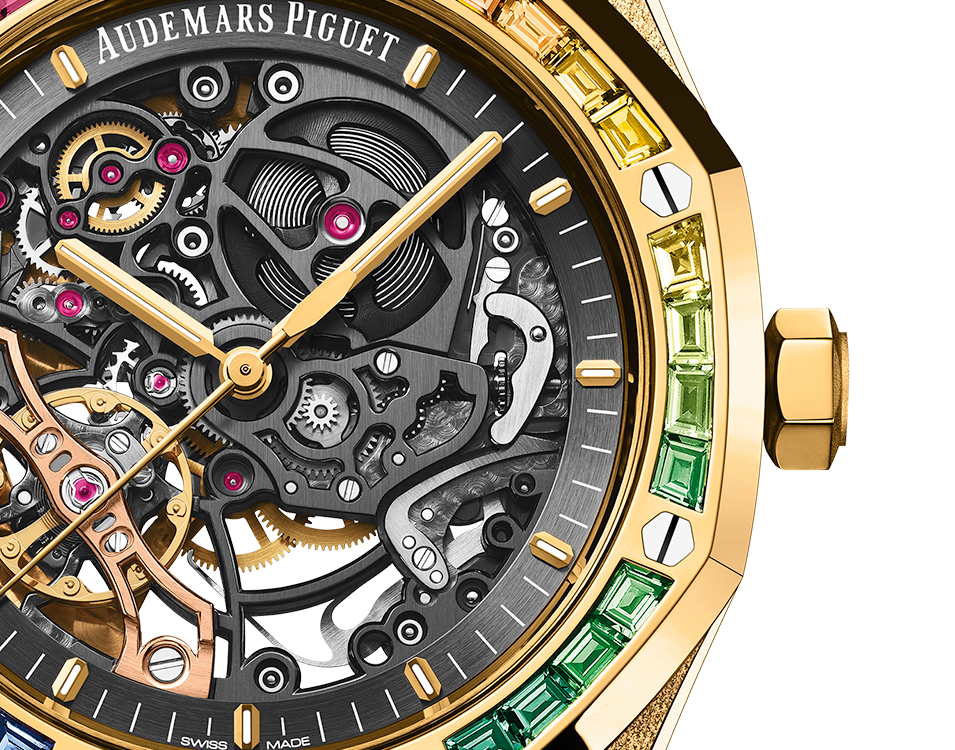 Audemars Piguet Royal Oak Frosted Gold Double Balance Wheel Openworked 15412BA.YG.1224BA.01-B