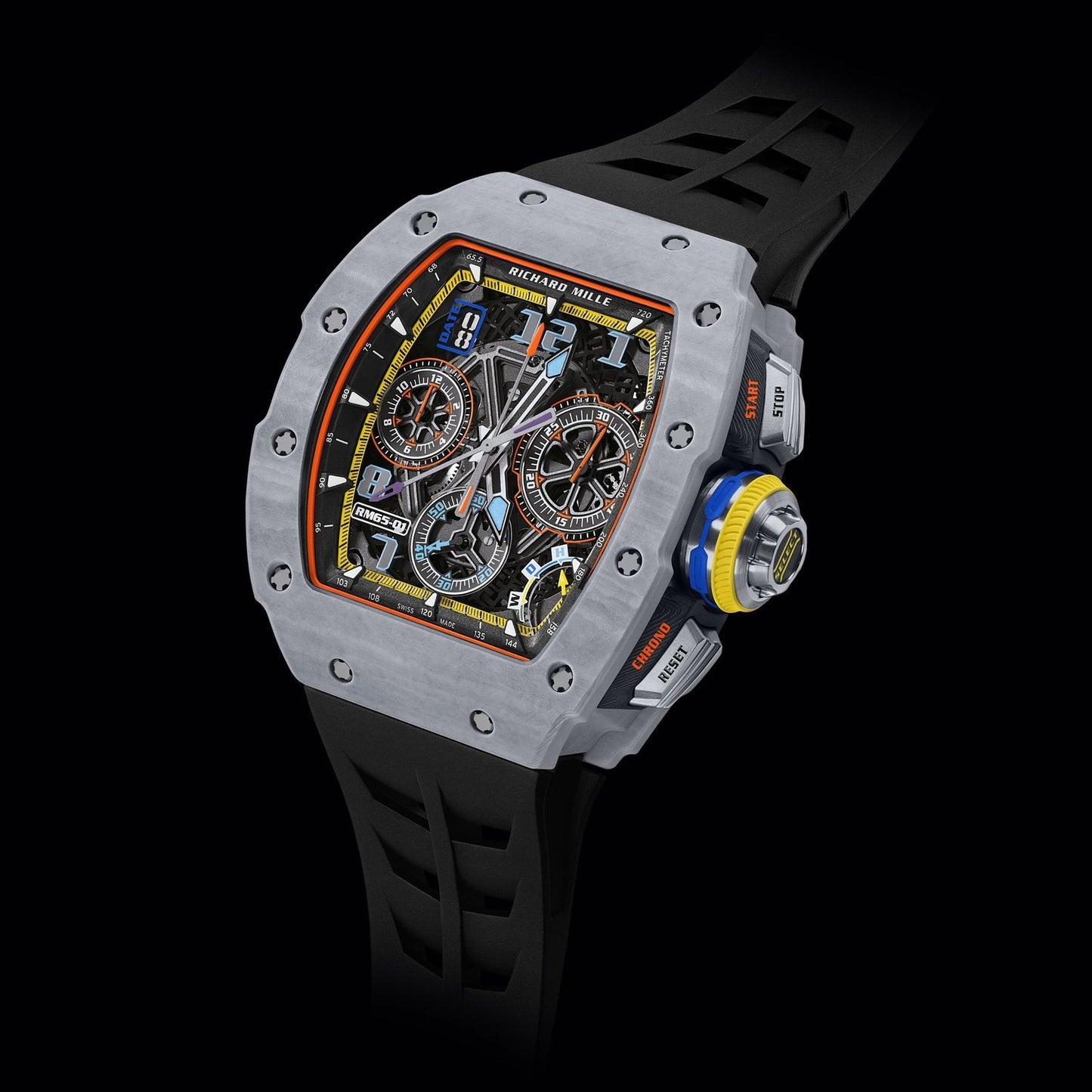 Richard Mille RM 65-01 Grey Quartz TPT Automatic Split Seconds Chronograph