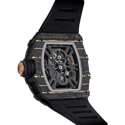 Richard Mille RM 12-01 Carbon Tourbillon Limited Edition Black and Gold Carbon