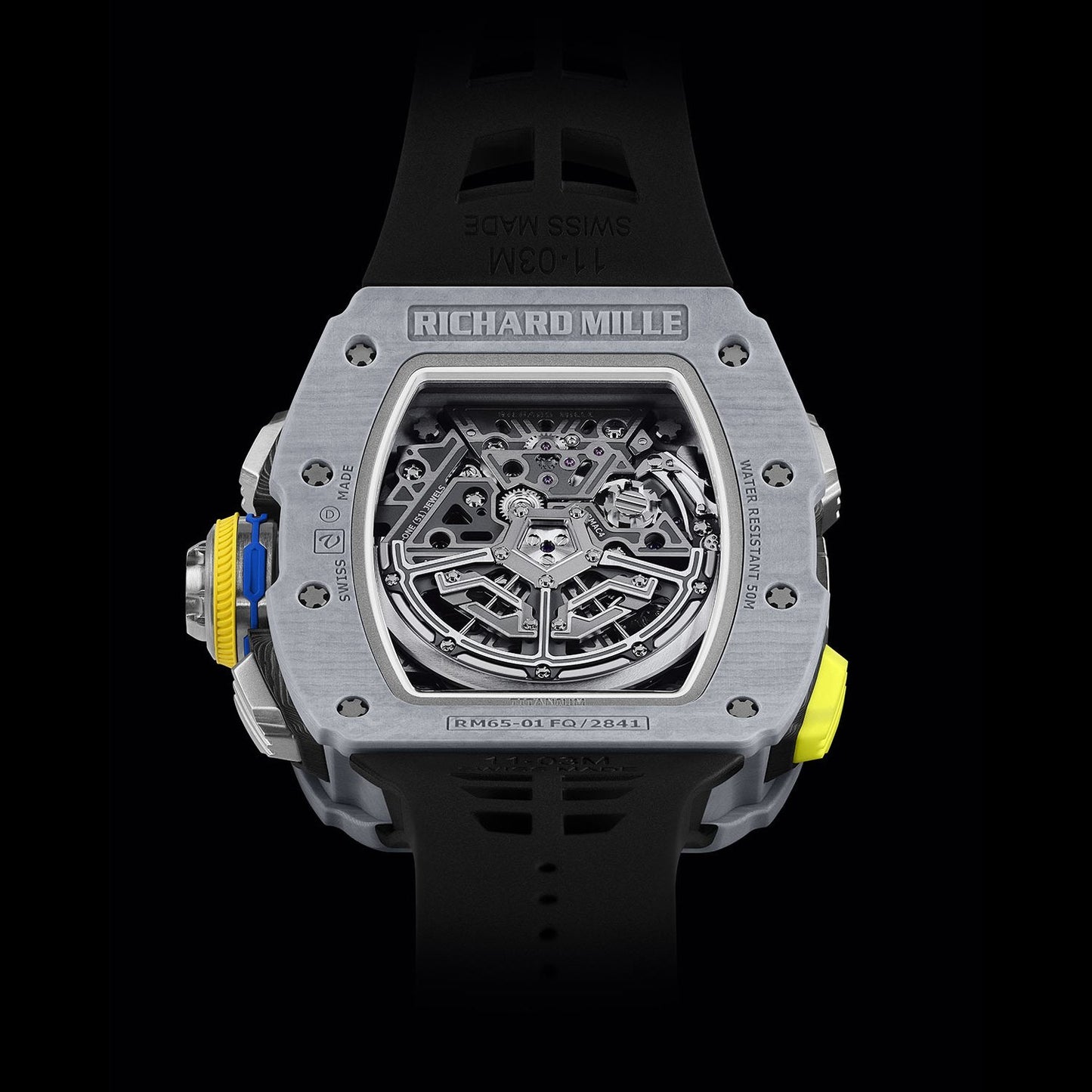 Richard Mille RM 65-01 Grey Quartz TPT Automatic Split Seconds Chronograph