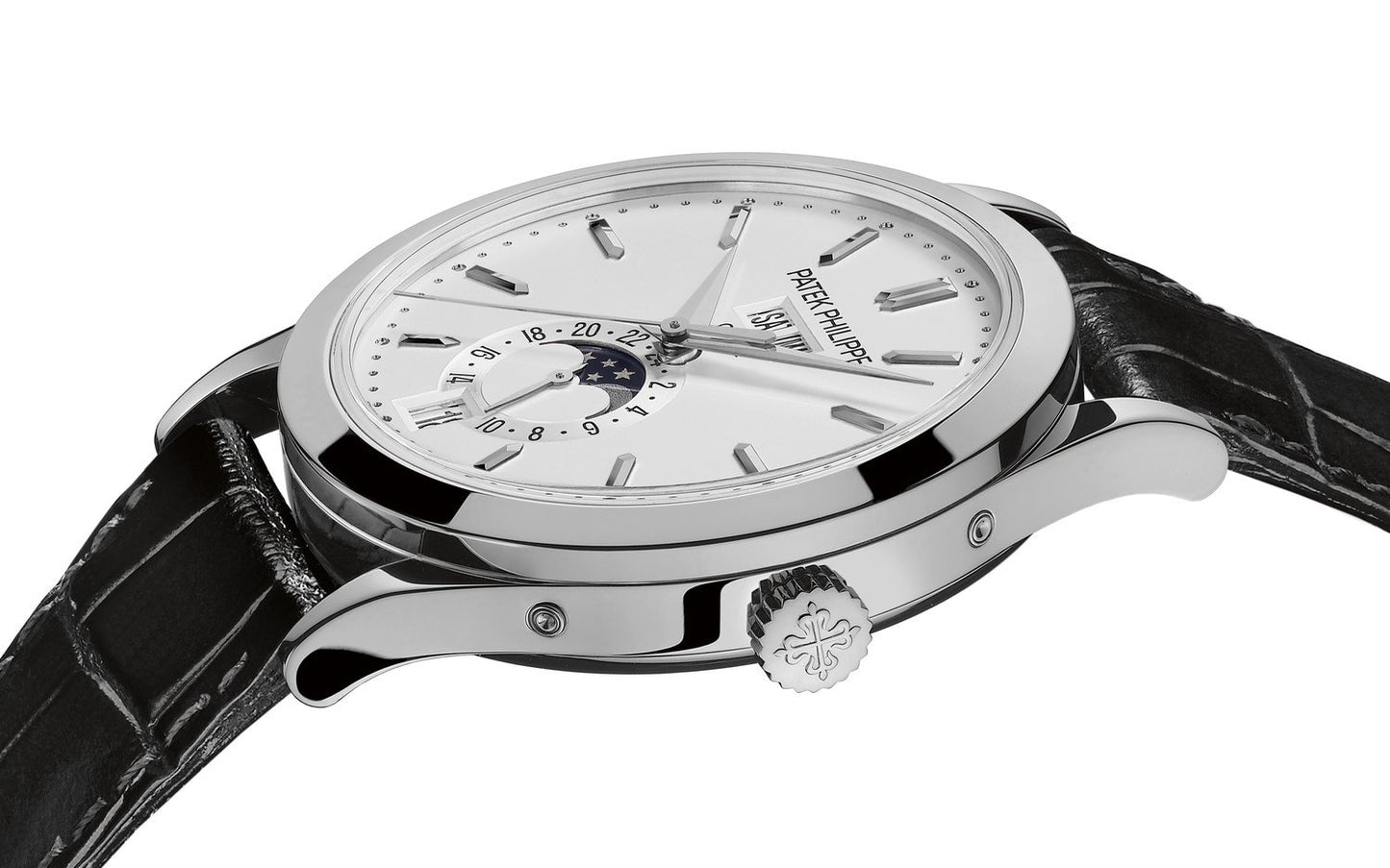 Patek Philippe Complications Annual Calendar Moon Phases 5396G-011