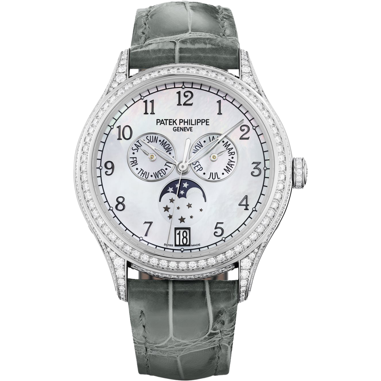 Patek Philippe Complications Annual Calendar Moon Phases 4948G-010