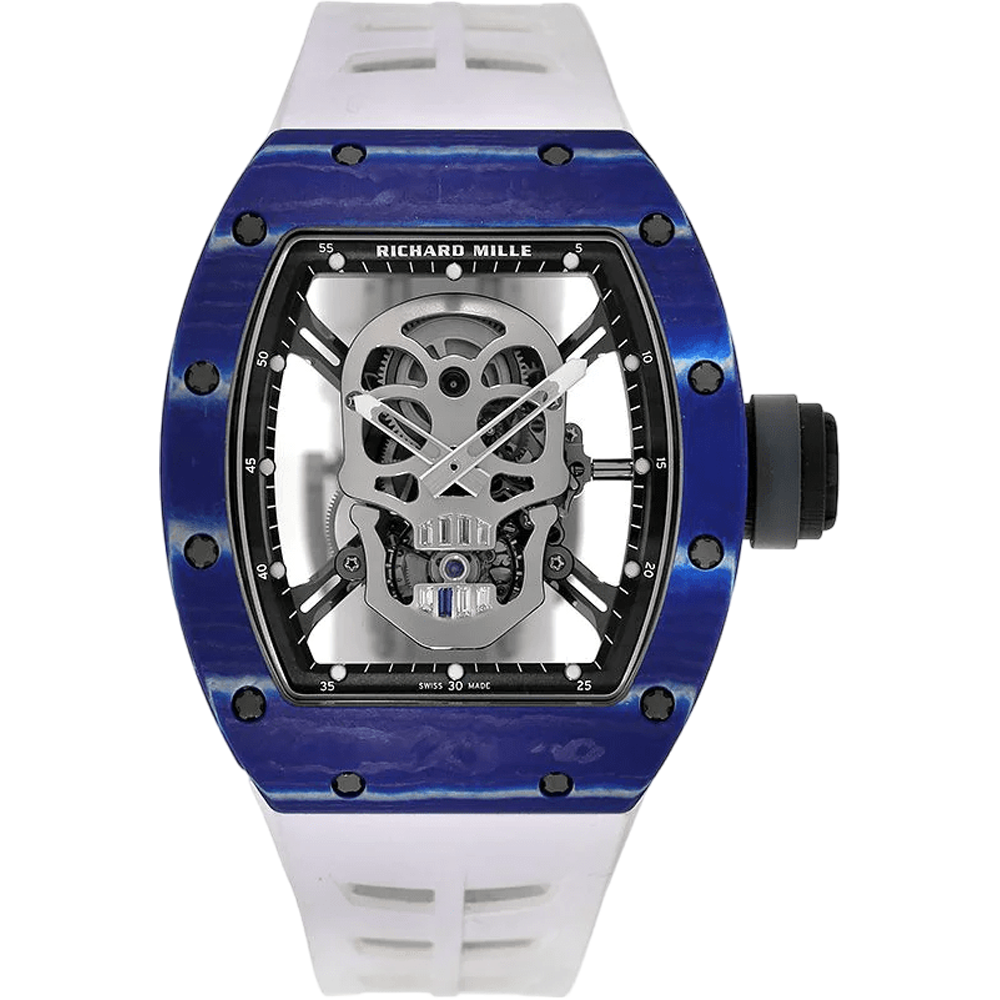 Richard Mille RM 52-01 Blue Carbon Tourbillon Skull