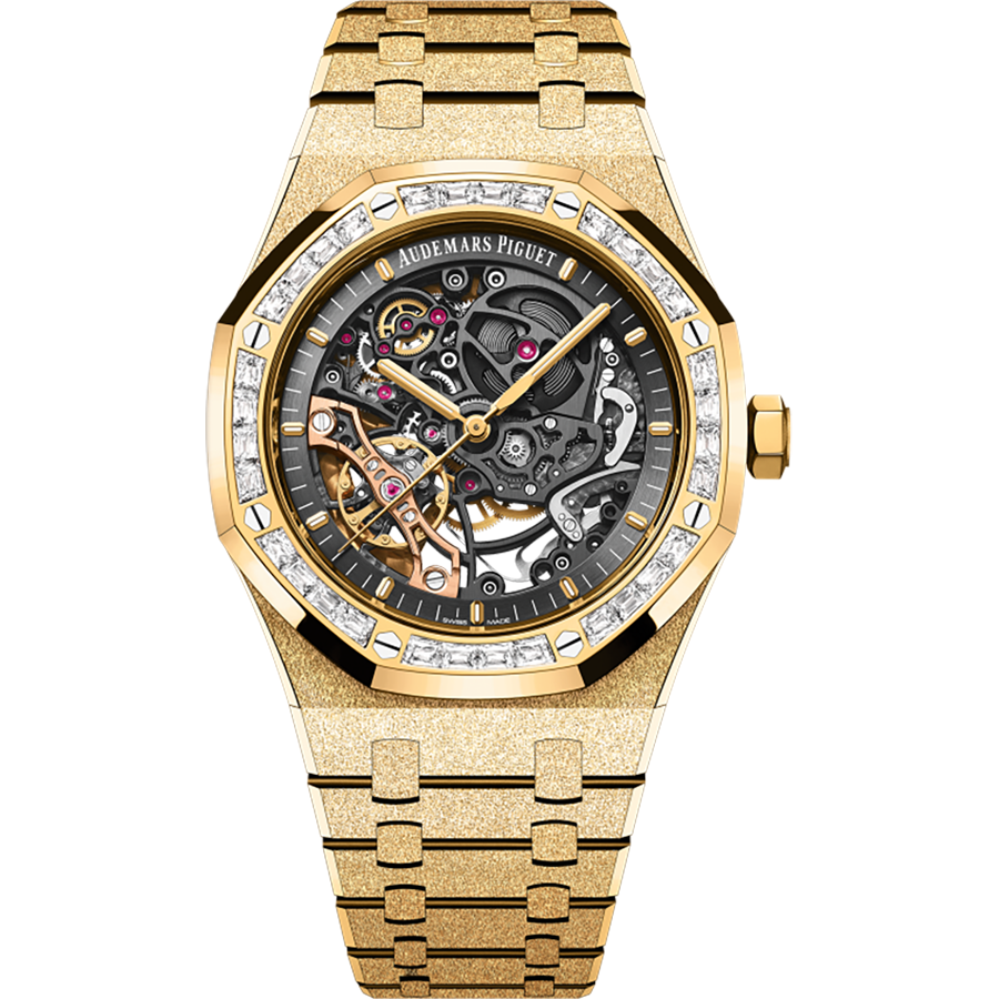 Audemars Piguet Royal Oak Frosted Gold Double Balance Wheel Openworked Japan Special Edition 15412BA.ZG.1224BA.01