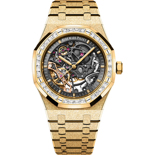 Audemars Piguet Royal Oak Frosted Gold Double Balance Wheel Openworked Japan Special Edition 15412BA.ZG.1224BA.01