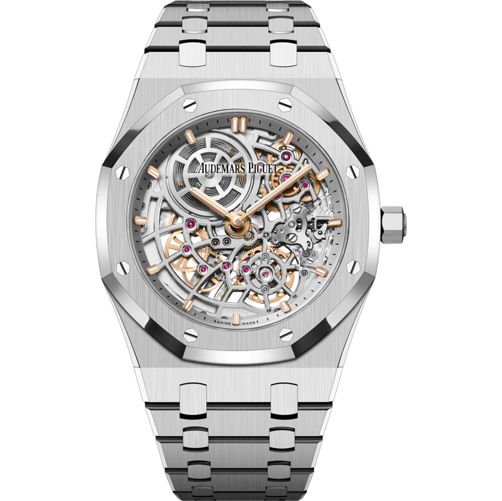 Audemars Piguet Royal Oak "Jumbo" Extra-Thin Openworked "50th Anniversary" 16204ST.OO.1240ST.01