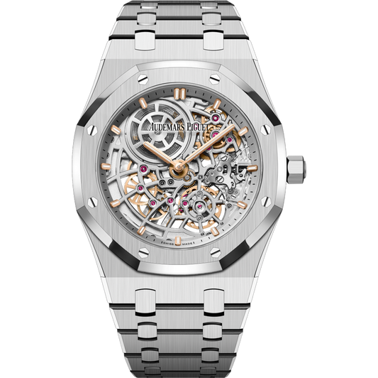 Audemars Piguet Royal Oak "Jumbo" Extra-Thin Openworked "50th Anniversary" 16204ST.OO.1240ST.01