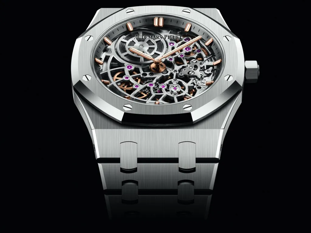 Audemars Piguet Royal Oak "Jumbo" Extra-Thin Openworked "50th Anniversary" 16204ST.OO.1240ST.01