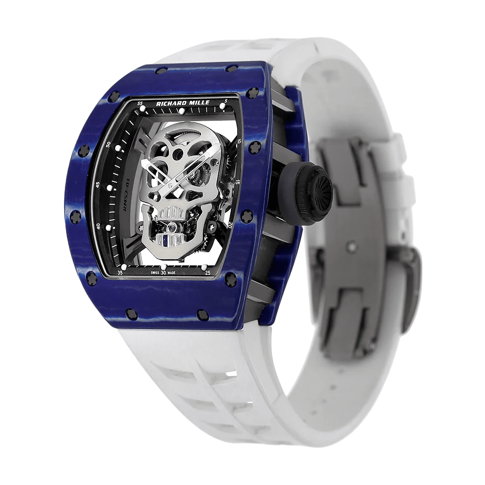 Richard Mille RM 52-01 Blue Carbon Tourbillon Skull