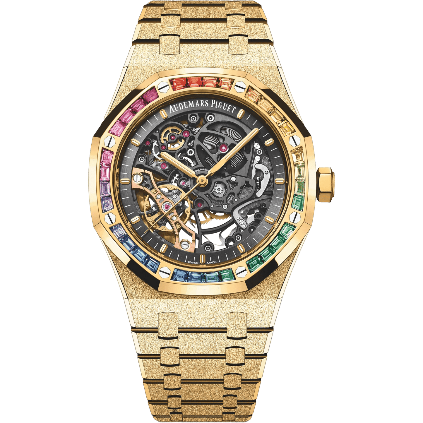 Audemars Piguet Royal Oak Frosted Gold Double Balance Wheel Openworked 15412BA.YG.1224BA.01