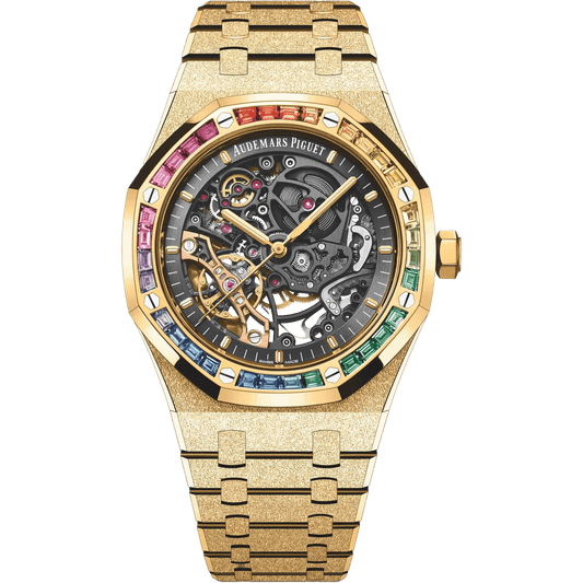 Audemars Piguet Royal Oak Frosted Gold Double Balance Wheel Openworked 15412BA.YG.1224BA.01