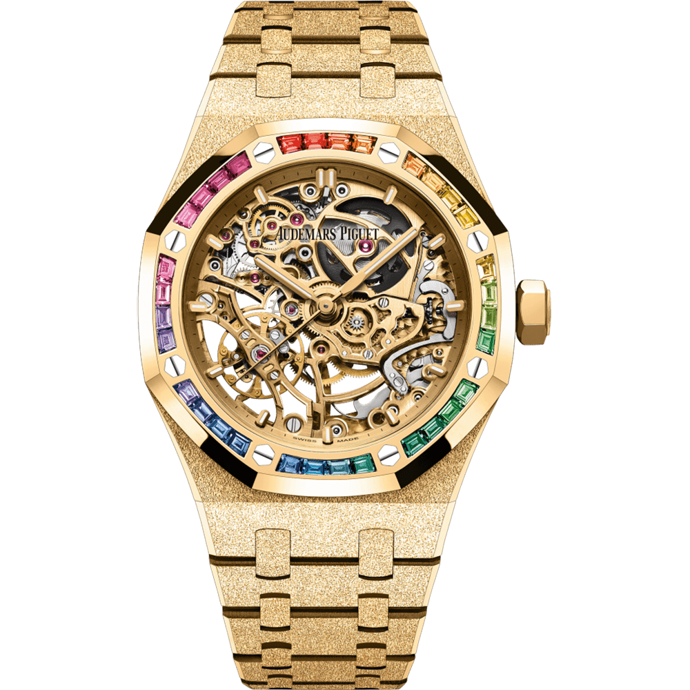 Audemars Piguet Royal Oak Frosted Gold Double Balance Wheel Openworked 15468BA.YG.1259BA.01