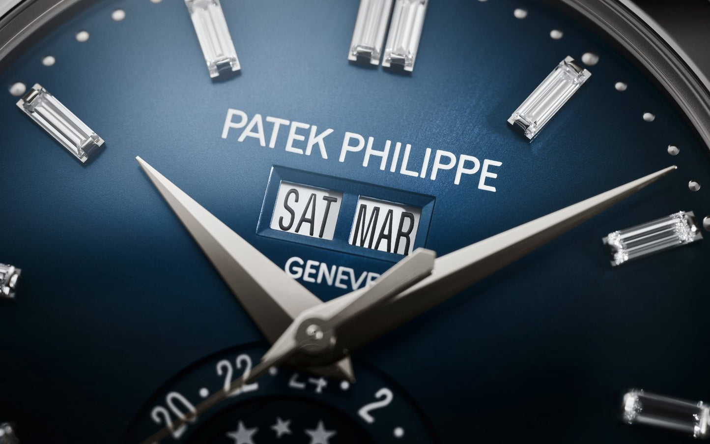 Patek Philippe Complications Annual Calendar Moon Phases 5396G-017