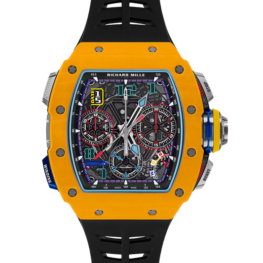 Richard Mille RM 65-01 Yellow Quartz TPT Automatic Split Seconds Chronograph