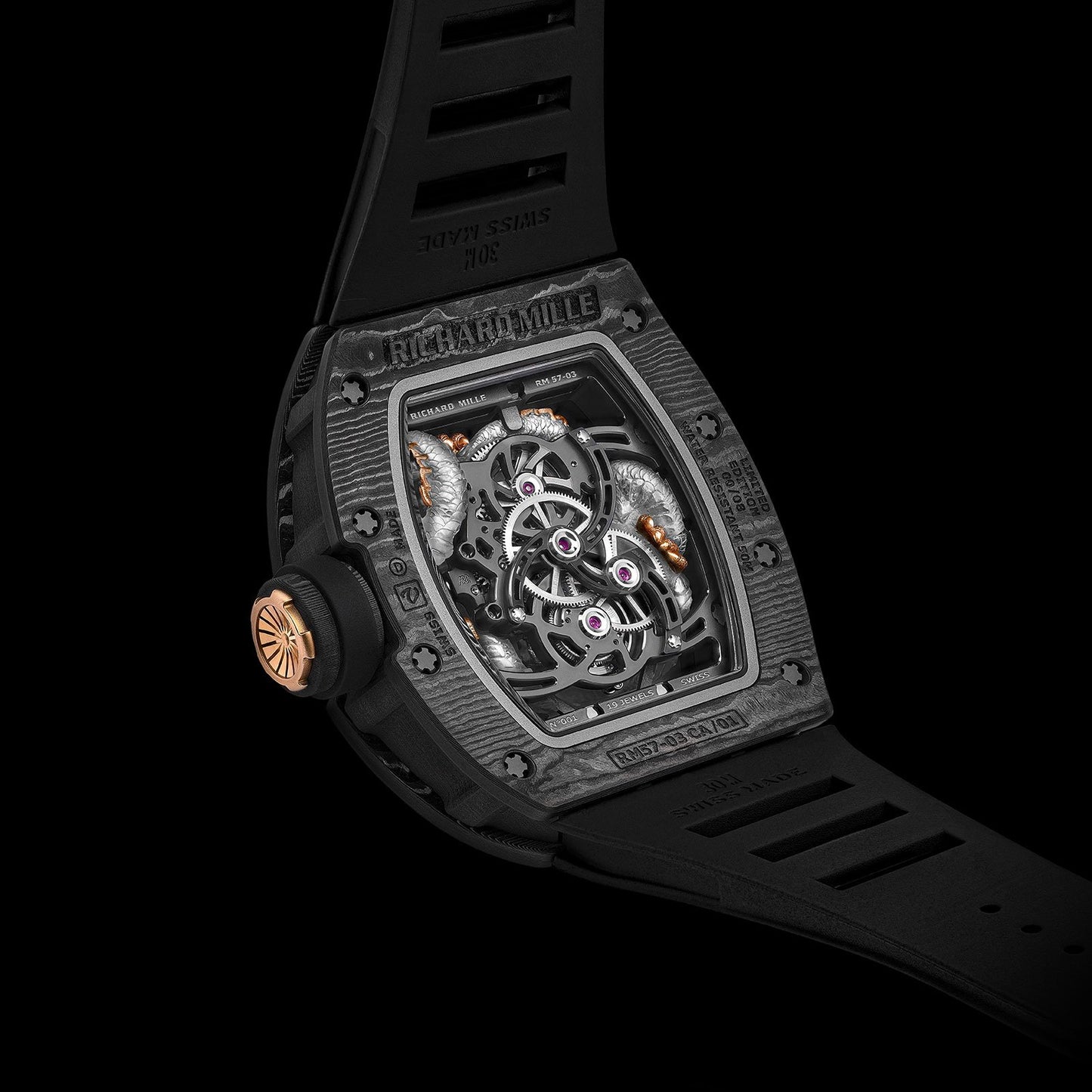 Richard Mille RM 57-03 Dragon Tourbillon Black Carbon