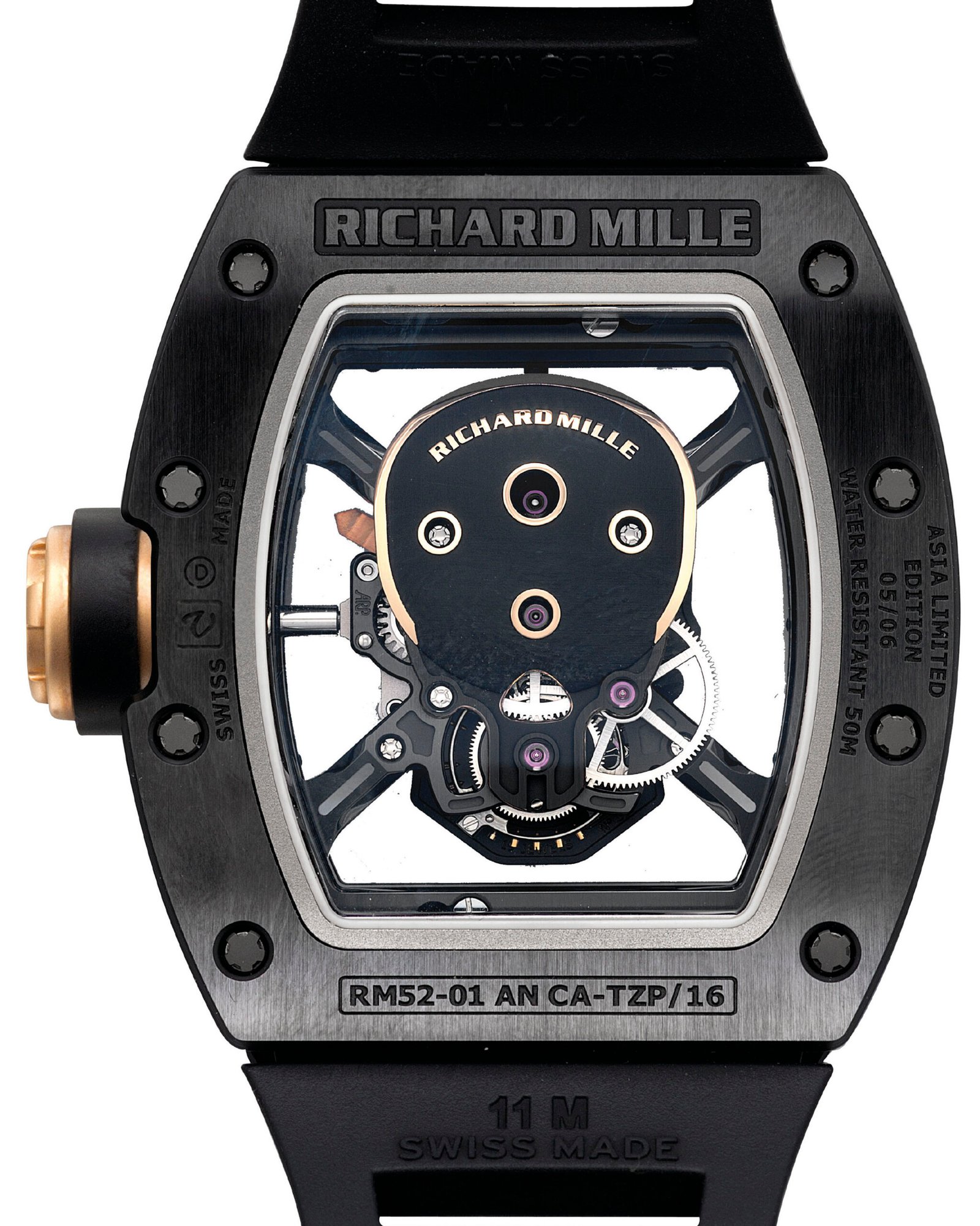 Richard Mille RM 52-01 Skull Black Ceramic - Image 2