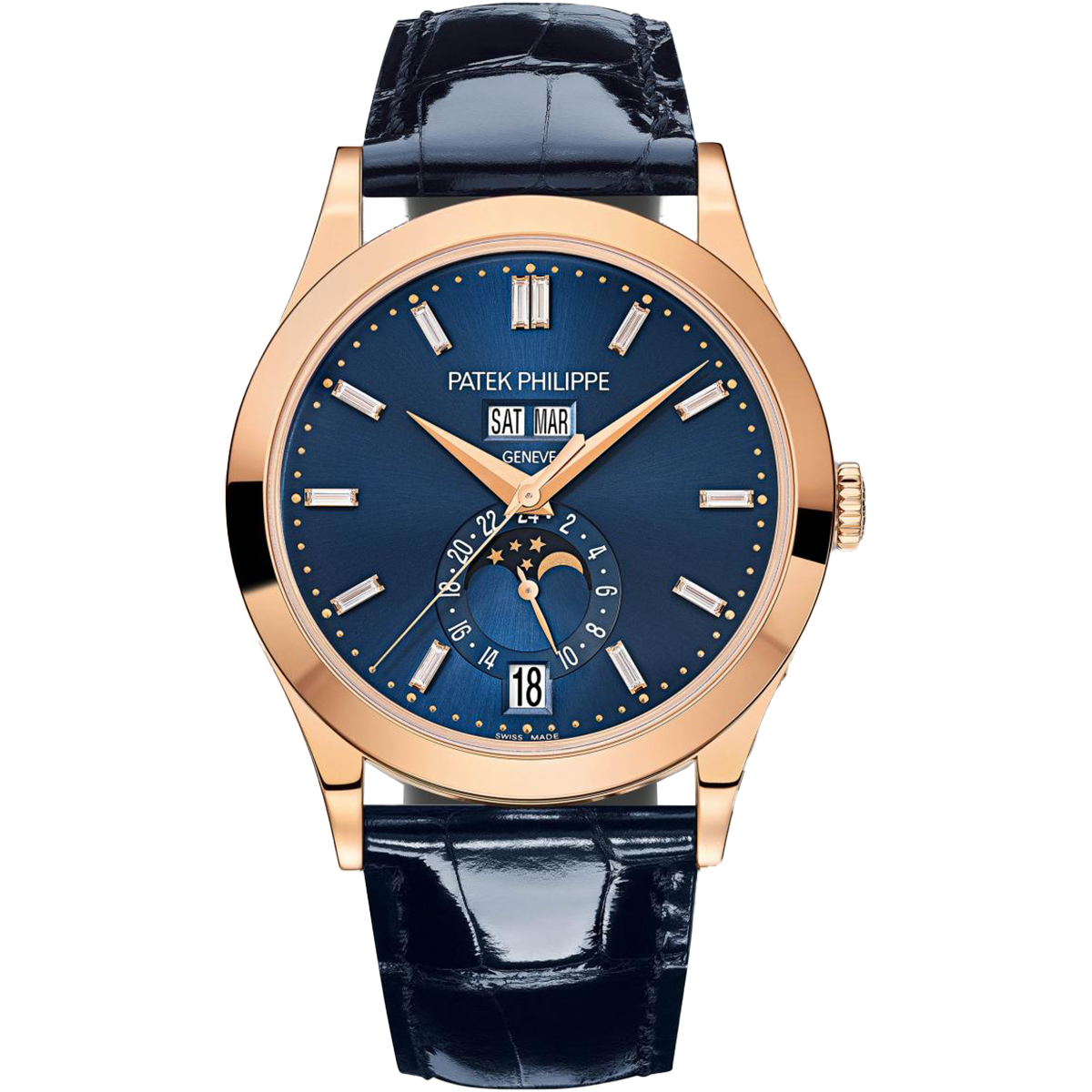 Patek Philippe Complications Annual Calendar Moon Phases 38.5mm 5396R-015