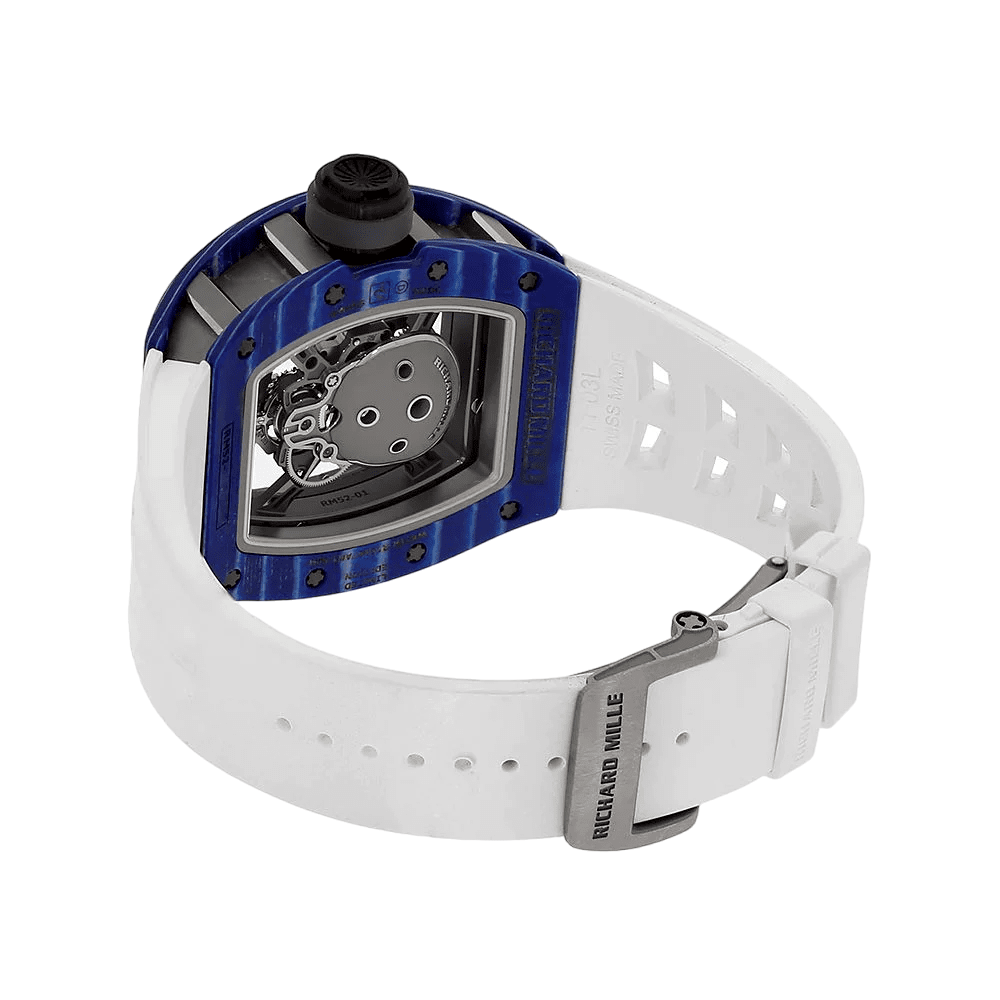 Richard Mille RM 52-01 Blue Carbon Tourbillon Skull - Image 4